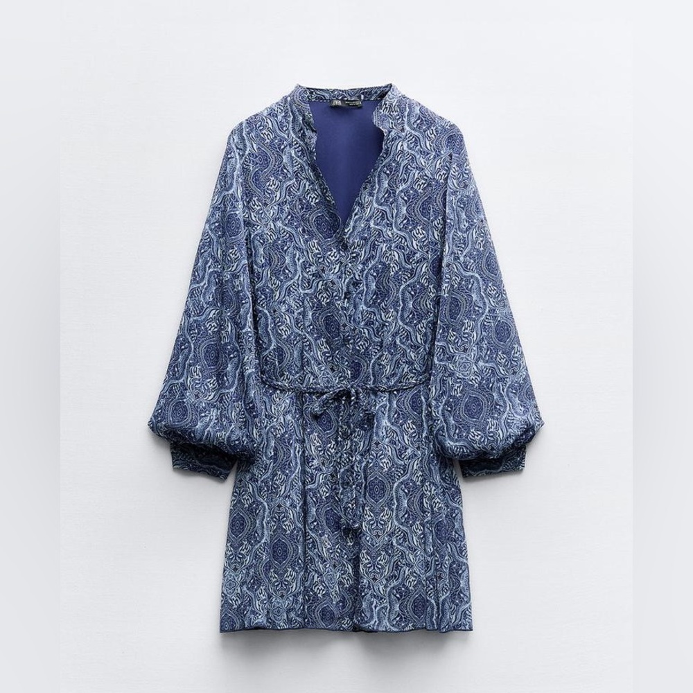 Zara Printed Short Dress